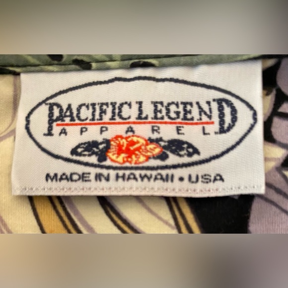 Pacific Legends Tropical Print 100%Cotton Button Down Shirt SKU1063 - Picture 7 of 8